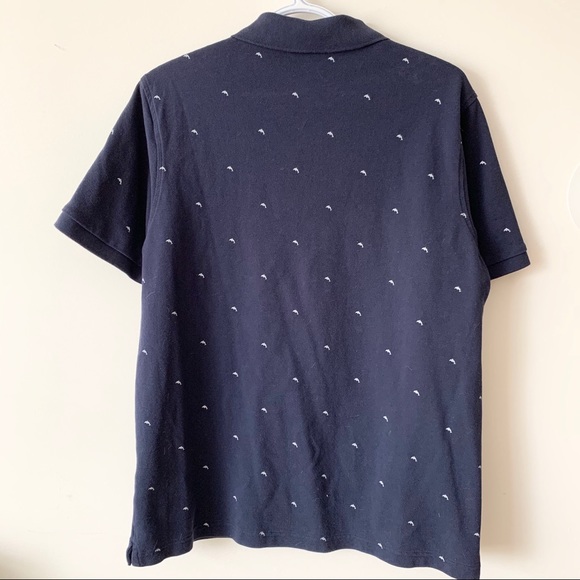 Uniqlo Dolphin Pattern Polo Shirt - Picture 3 of 4